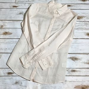 J. Crew The Perfect Shirt Pale Pink Button Down